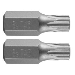 NEO TOOLS Torx bit, 3/8", T45x30mm, S2, 2db 10-924
