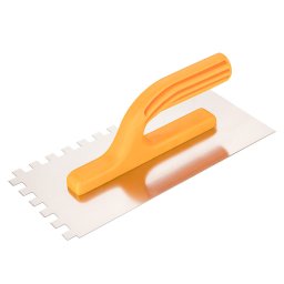 TOPEX Acl simt, fogazott, rozsdamentes, 280x130mm, 10x10x10mm fog 13A290