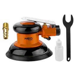 NEO TOOLS Pneumatikus excentercsiszol, 150mm, 10 000 rpm 2 v garancival 14-020