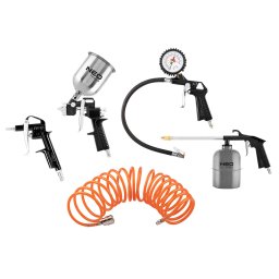 NEO TOOLS Pneumatikus festkszr, kerkfv kszlet, kompresszorhoz, 5db 2 v garancival 14-699