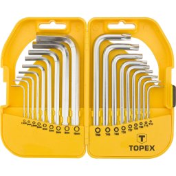 TOPEX IMBUSZ S TORXKULCS kszlet 18db 35D952