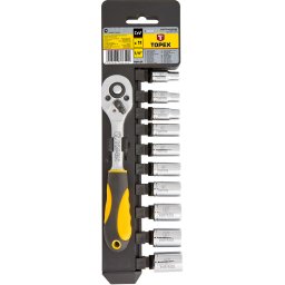TOPEX Dugkulcskszlet 1/4" 11R 38D650