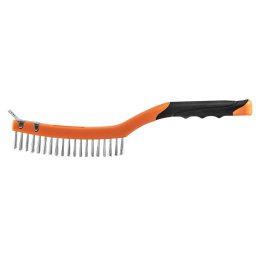 NEO TOOLS Drtkefe, rozsdamentes, 3x19 sor, kaparval 39-052