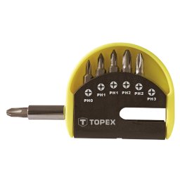 TOPEX Csavarhz bitkszlet 6db 39D350