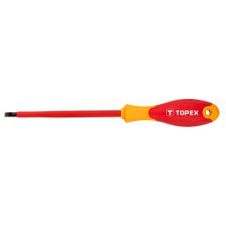 TOPEX CSAVARHZ 1000V, szigetelt 5.5X124 Lapos 39D473
