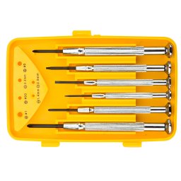 TOPEX Mszersz, Preczis Csavarhz kszlet, CRV, 6db, lapos: 1,4, 2,0, 2,4mm, kereszt: PH00, PH0, PH2 39D559