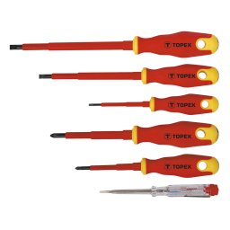 TOPEX Csavarhz kszlet 6db, 1000V, szigetelt 39D673