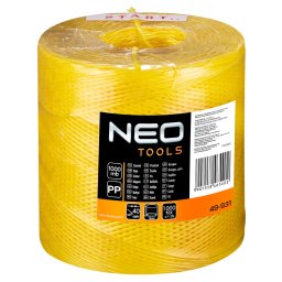 NEO TOOLS Polipropiln PP zsinor 1000 m 49-931