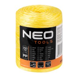 NEO TOOLS Polipropiln, PP, zsinr, 250m 49-932