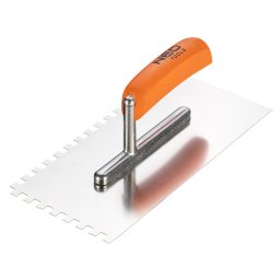 NEO TOOLS Acl simt, fogazott, rozsdamentes, 270x128mm, 8x8x8mm, fa markolat 50-163