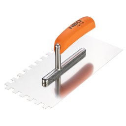 NEO TOOLS Acl simt, fogazott, rozsdamentes, 270x128mm, 10x10x10mm, fa markolat 50-164