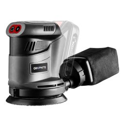 GRAPHITE Akkus excentercsiszol Energy+, 18V, 125mm, akku nlkl!!! 3 v garancival 58G014