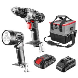 GRAPHITE Akkus gpkszlet Energy+, 18V/2Ah: akkus fr + lmpa + tska + akku +tlt! 3 v garancival 58G016