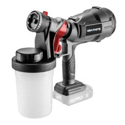 GRAPHITE Akkus festkszr pisztoly HVLP Energy+, 18V, max. viszkozits 60DIN, 700ml/p, 243W, akku nlkl!!! 3 v garancival 58GE103