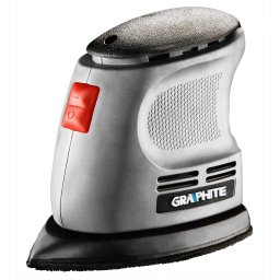 GRAPHITE DELTACSISZOL 105W, 140x140x97mm, 12db csiszolpaprral (60, 80, 120) 3 v garancival 59G335