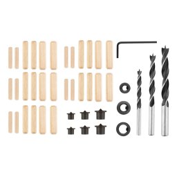 VERTO Csapoz kszlet, 43db, 6, 8, 10mm 60H285