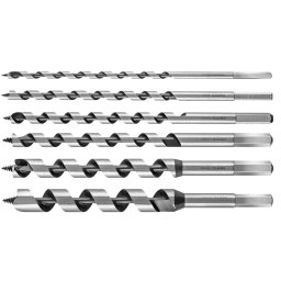 VERTO Fafr kszlet, spirl, 230mm, 6db 60H800