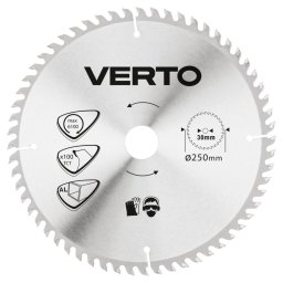VERTO Krfrszlap ALUMINIUMHOZ, kemnyfm, 250x30mm, 100 fog 61H108