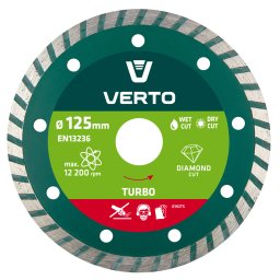 VERTO Gymnt vgkorong 125mm turbo 61H2T5