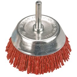 VERTO Manyagszlas nylon fazkkefe 75mm csapos 62H710