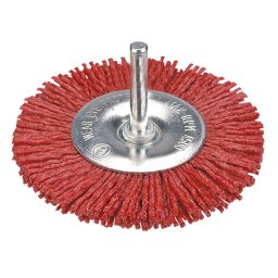 VERTO Manyagszlas nylon krkefe 100mm csapos 62H714