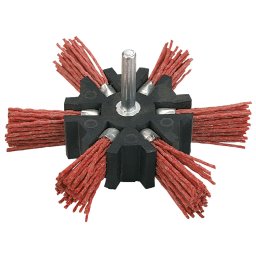 VERTO Manyagszlas nylon krkefe 100mm csapos 62H720