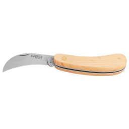 NEO TOOLS sszecsukhat hajltott pengs ks fa nyllel 63-016