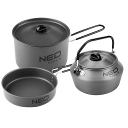 NEO TOOLS Kemping fzedny kszlet 3 rszes 63-145