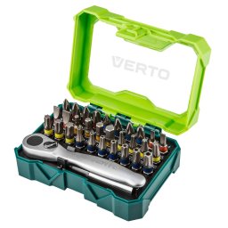 VERTO Csavarhz bitkszlet, 32db 66H622