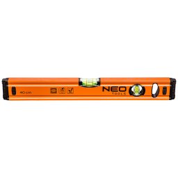 NEO TOOLS Vzmrtk 40cm, 2 libella, 1 mart talp 25 v garancival 71-061