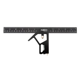NEO TOOLS Profi szgmr, derkszg s vonalz, festett-alu 30cm 72-127