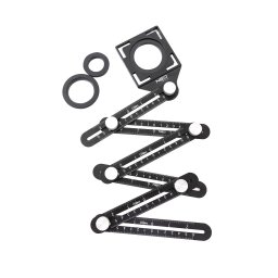 NEO TOOLS Szgmsol, furattjell s vonalz, 6 oldalas, alumnium, ABS 72-351