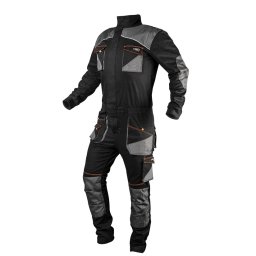 NEO TOOLS Overall, HD, karcsstott(slim fit), 60% pamut, 37% polyester, 3% elastane, 285 g/m2, XS 81-258-XS