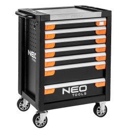 NEO TOOLS Prmium Mhelykocsi 7 fikkal, 810x465x980mm, szerszmkocsi 25 v garancival 84-220