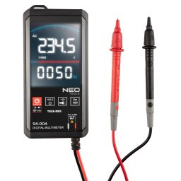 NEO TOOLS Multimter digitlis, AC V, DC V, AC A, DC A, ellenlls, hmr 94-004