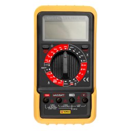 TOPEX MULTIMTER Digitlis, AC V, DC A, DC V, AC A, Ellenlls, Dida, Akku mr 1,5V, 9V 94W105