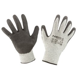 NEO TOOLS Munkakeszty, vgsbiztos keszty, nitril bevonattal, 4X43D, 9" 97-610-9