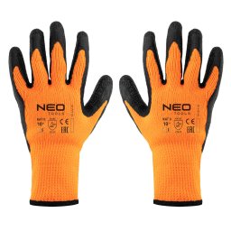 NEO TOOLS Munkakeszty, hszigetelt, latex bevonat poliszter, 2242X, 10" 97-612-10