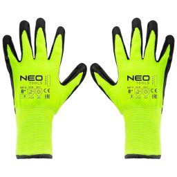 NEO TOOLS Munkakeszty, hszigetelt, latex bevonat akril anyag, 4142X, 8" 97-613-8