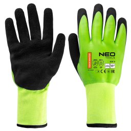 NEO TOOLS Munkakeszty, AquaWinter, hszigetelt, vzll, dupla latex bevonat poliszter, 11 97-614-11
