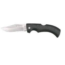 TOPEX Ks, sszecsukhat ks retesszel, 10cm penge, teljes 220mm 98Z101