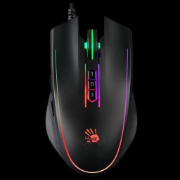 A4tech Bloody háttérvilágítású játék egér P81S aktivált, 8000 DPI, USB, Core 3, fekete