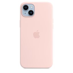 iPhone 14 szilikon tok MS-szel - Rózsaszín kréta
