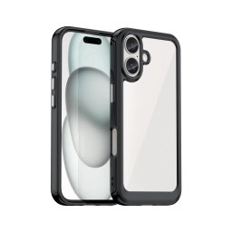 CRYSTAL Védőhuzat Apple iPhone 16 fekete