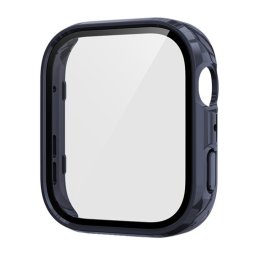 PC FULL COVER Műanyag védőtok üveggel Huawei Watch Fit 4 sötétkék