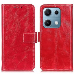RETRO Pénztárca tok Xiaomi Redmi Note 14S piros