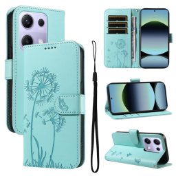 ART DANDELION Pénztárca tok Xiaomi Redmi Note 14S készülékhez, világoszöld