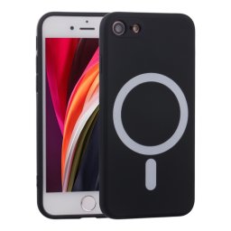 RUBBER MAGSAFE borító Apple iPhone 8 / SE 2022/2020 fekete
