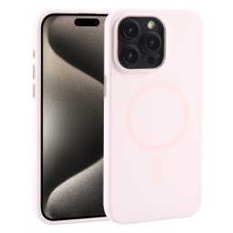 MUTURAL SILICONE MAGSAFE Védőburkolat Apple iPhone 15 Pro Max rózsaszín