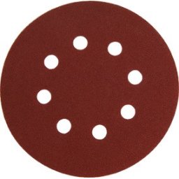 EXTOL PREMIUM csiszolókorong vászon, lyukas klt. 10db, 125mm, 8 db lyukkal, P100-as, tépőzáras, 407202, 8894201 és 8894202-höz